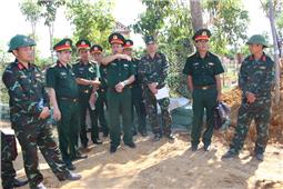 Quân khu kiểm tra công tác chuẩn bị hậu cần phục vụ diễn tập khu vực phòng thủ tỉnh Bắc Giang